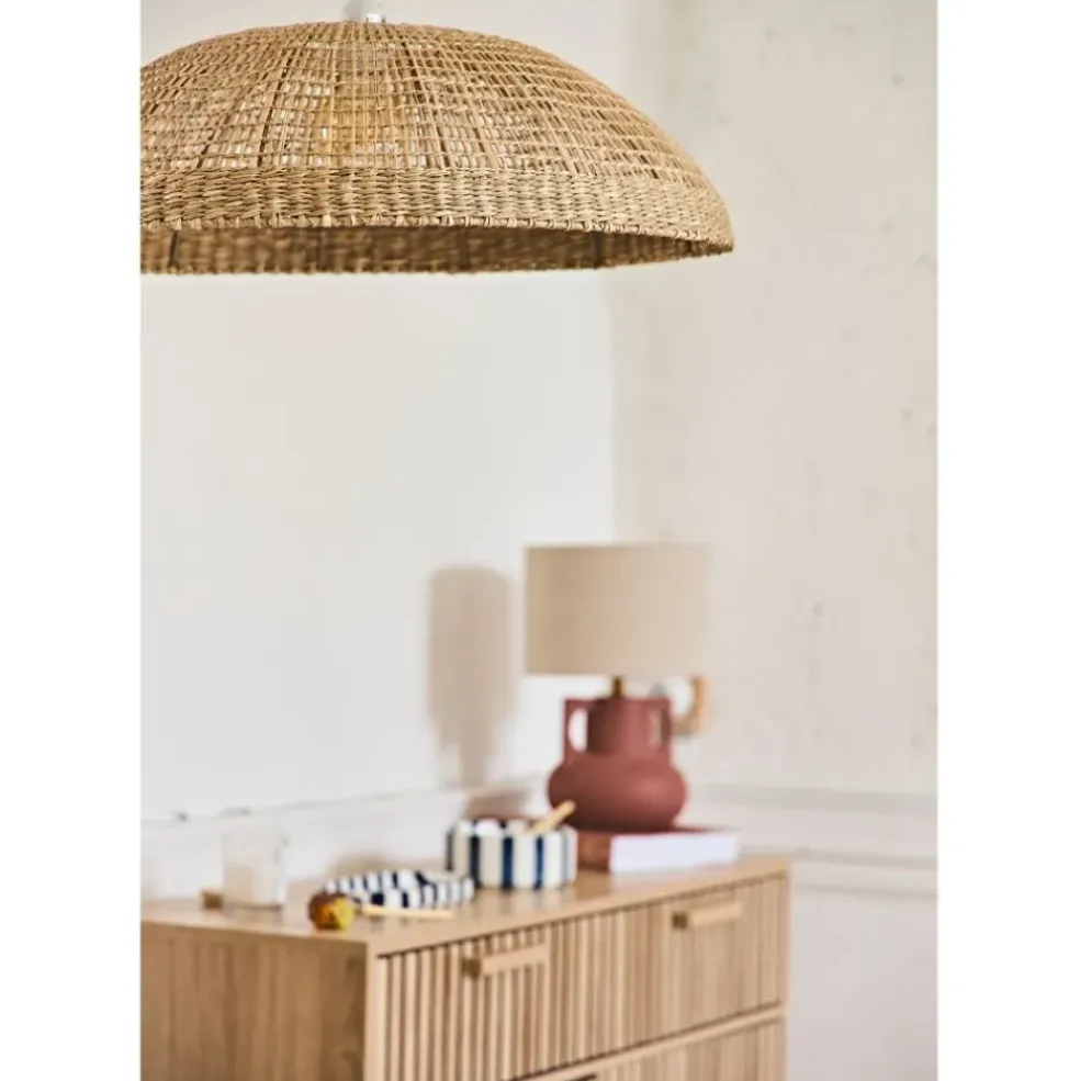 Suspension en jonc de mer naturel d60cm non électrifiée - Cordlacy