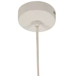 Suspension en polyester et fer blanc h23cm - Organic