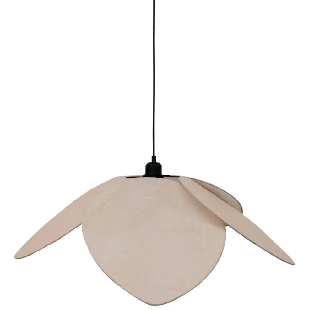 Suspension en tissu et fer d70cm naturel - Japandi
