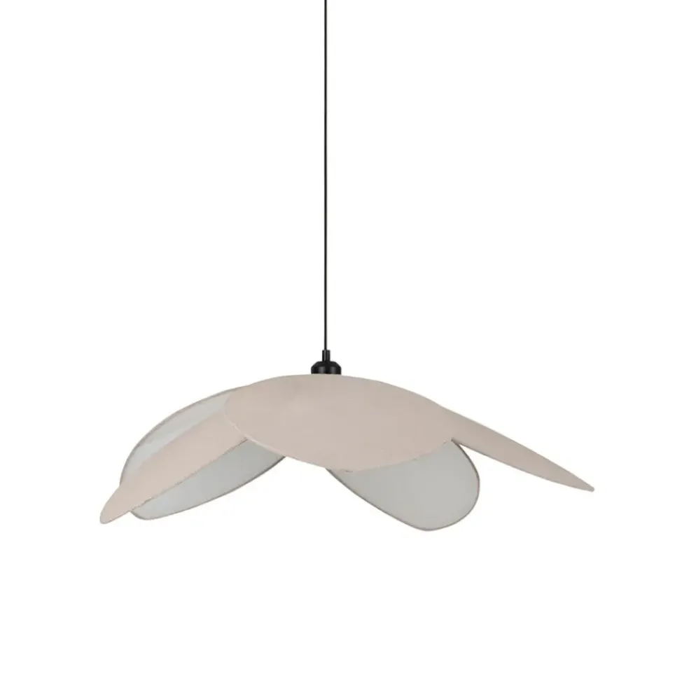 Suspension en tissu et fer d70cm naturel - Japandi