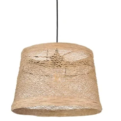Suspension ficelle tressée d35cm naturel - tambour