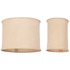Suspension non électrifiée en lin et coton rose d45xh35cm - Noho