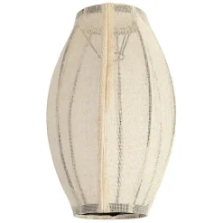 Suspensionen coton et fer écru non électrifiée d25xh39cm - Enigma