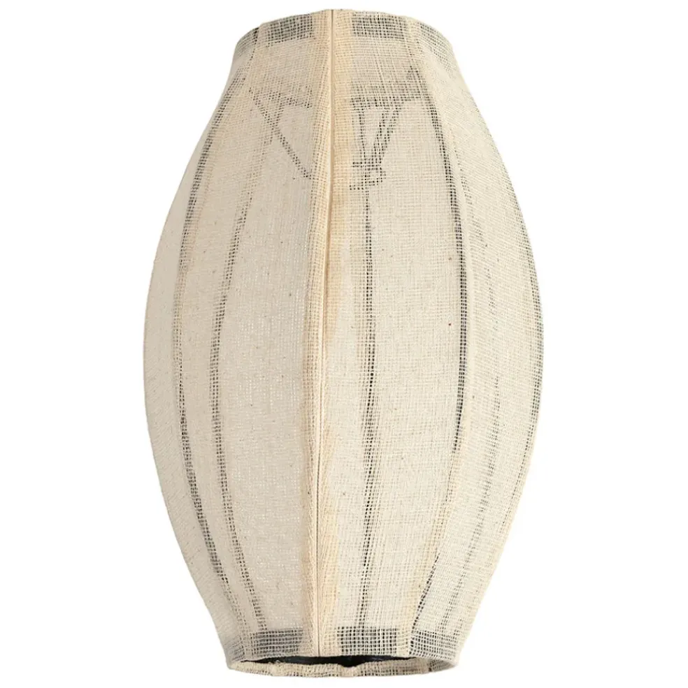 Suspensionen coton et fer écru non électrifiée d25xh39cm - Enigma