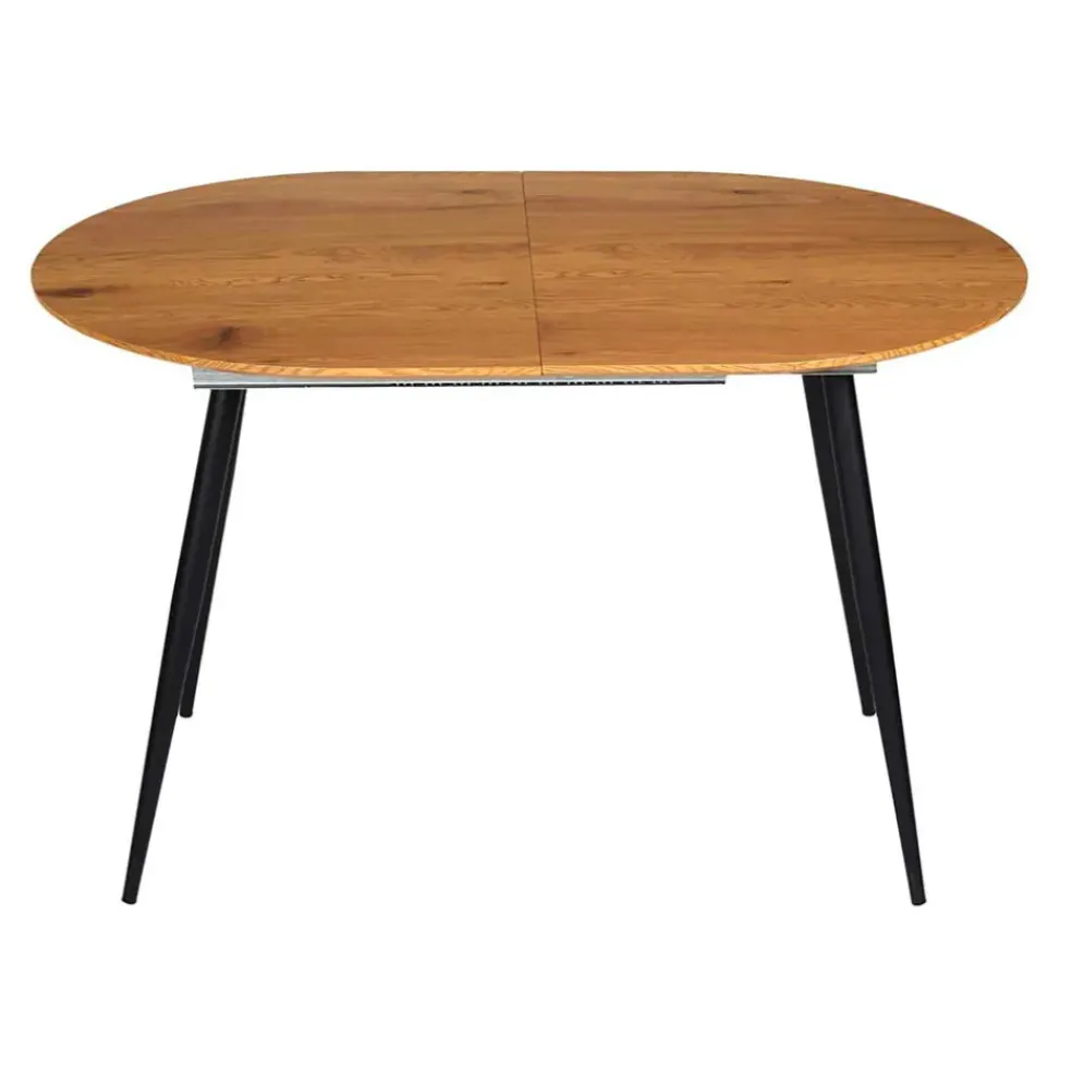 Table à manger avec allonge en bois 120(+40cm)x80cm - Lara