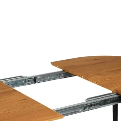 Table à manger avec allonge en bois 120(+40cm)x80cm - Lara