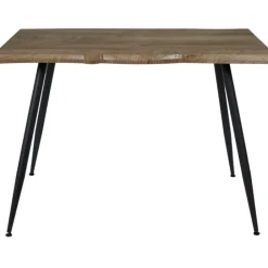 Table à manger en bois MDF et pieds en fer 110x75cm - Forest
