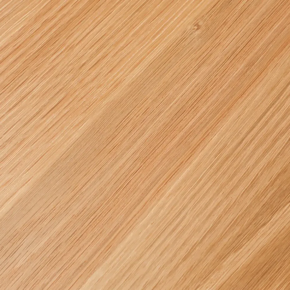 Table à manger en chêne massif et pieds acier L200cm - Manny