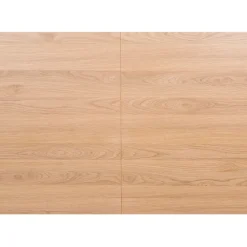 Table à manger en placage chêne 180cm avec allonge 60cm - Manny