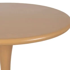 Table bar rond en fer beige d60cm - Lumi