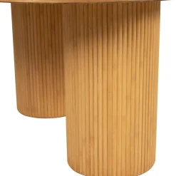 Table basse en rotin et bambou naturel 124x73cm - Saori