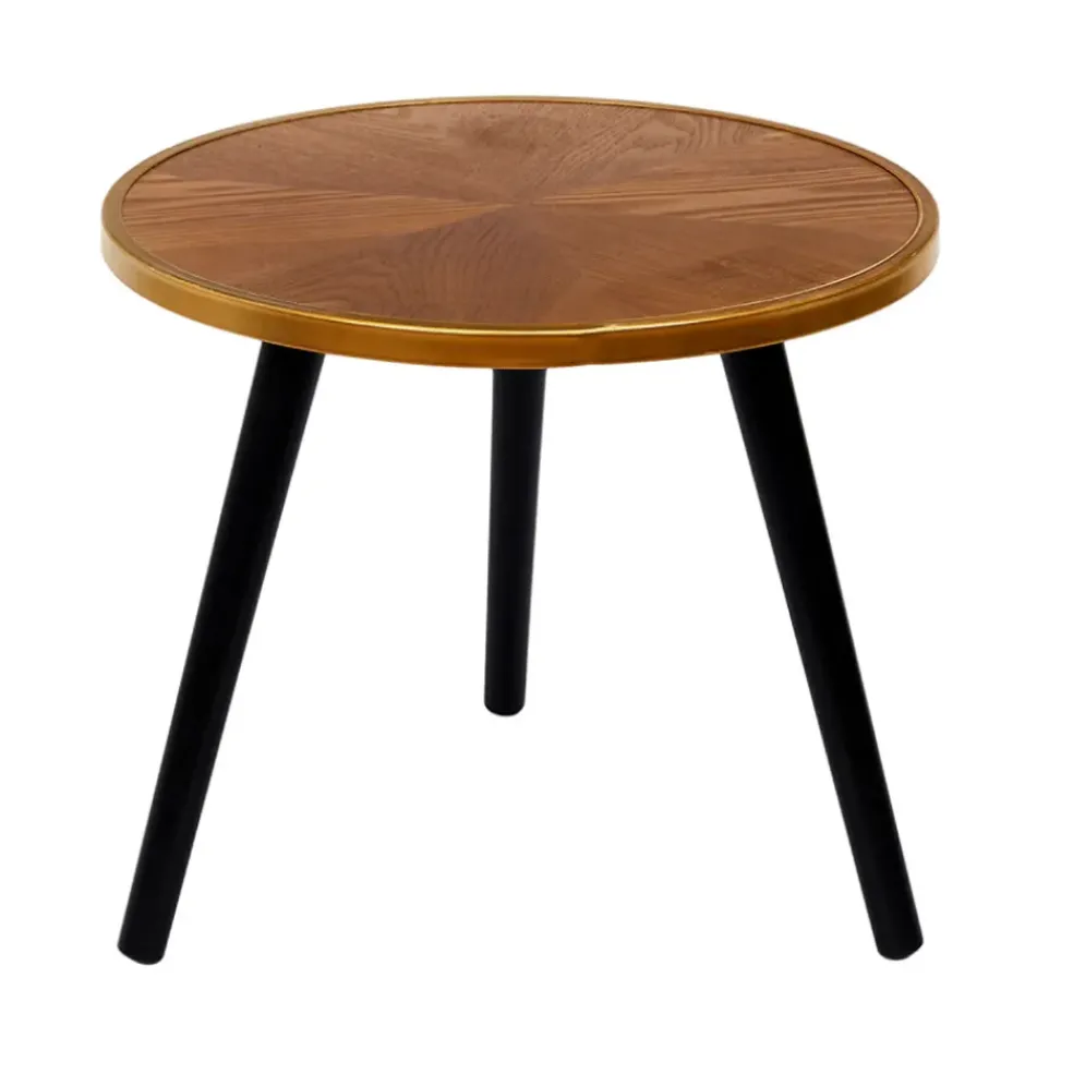 Table basse gigogne ronde (lot de 2) en pin - Faya