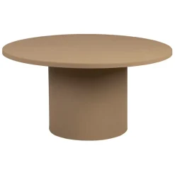 Table basse ronde en fer beige d79xh40cm - Minimal