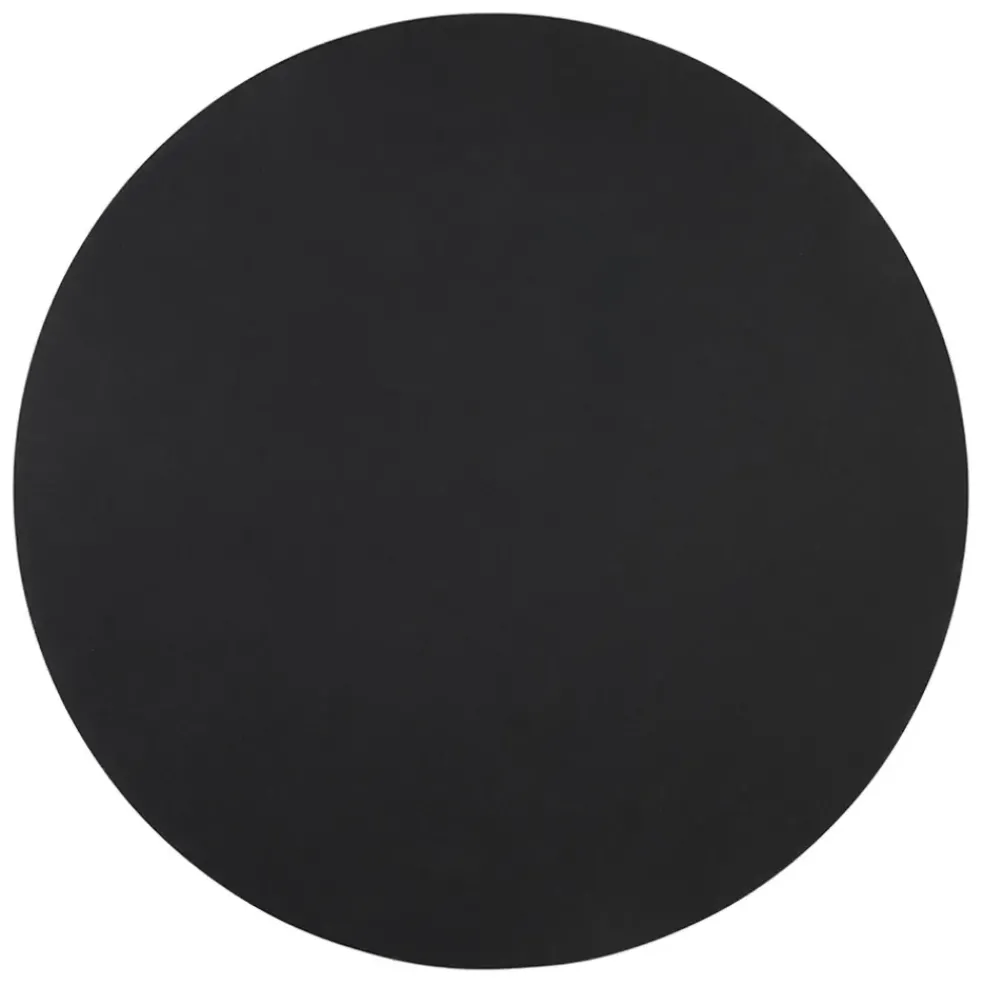 Table basse ronde en fer noir d79xh40cm - Organic