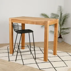 Table de bar en chêne naturel h105cm - Landry