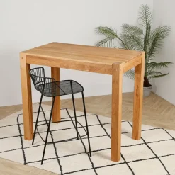 Table de bar en chêne naturel h105cm - Landry