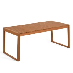 Table de jardin en bois d'acacia 190x90cm - Emili