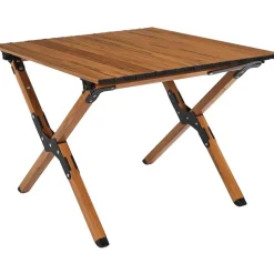 Table de jardin pliante effet bois 58x60cm - Mariposa