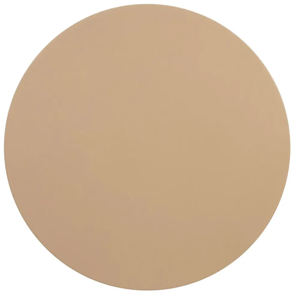 Table d'appoint en fer beige - arty D37cm