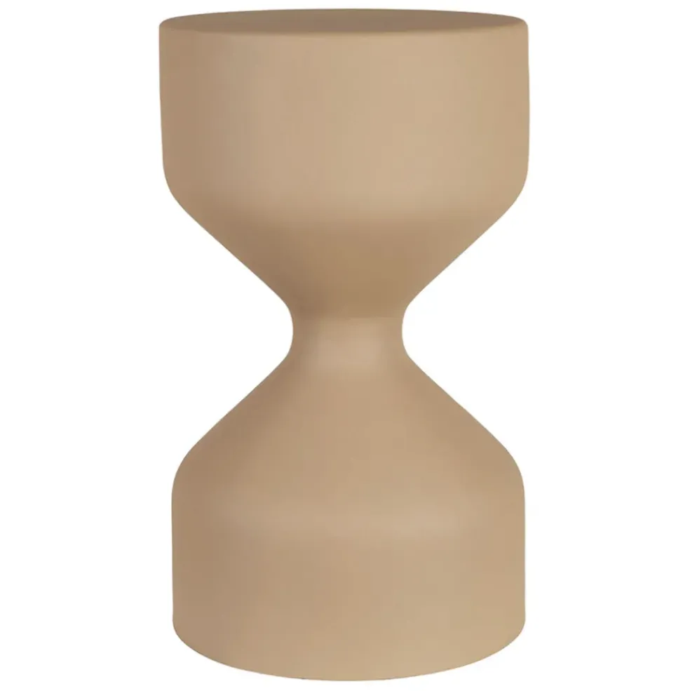 Table d'appoint en fer beige - Arty