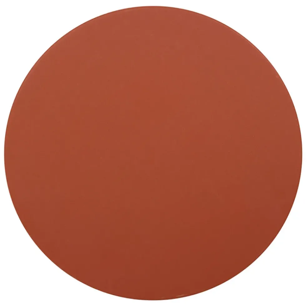 Table d'appoint en fer terracotta d45cm - Arty