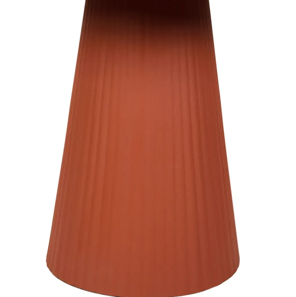 Table d'appoint en fer terracotta d45cm - Arty
