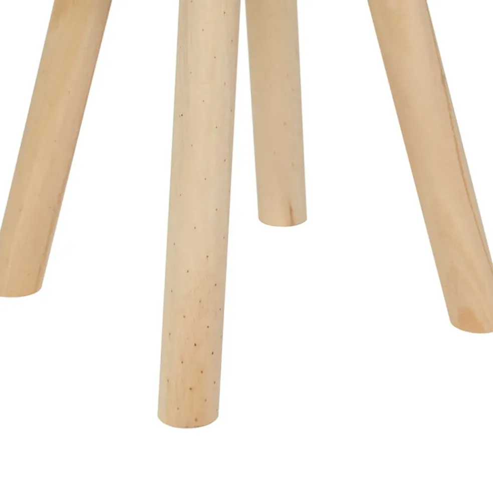 Table d'appoint ronde en paulownia naturel - Boende