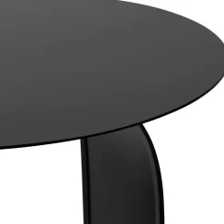 Table d'appoint ronde en fer noir d50cm - Tinel