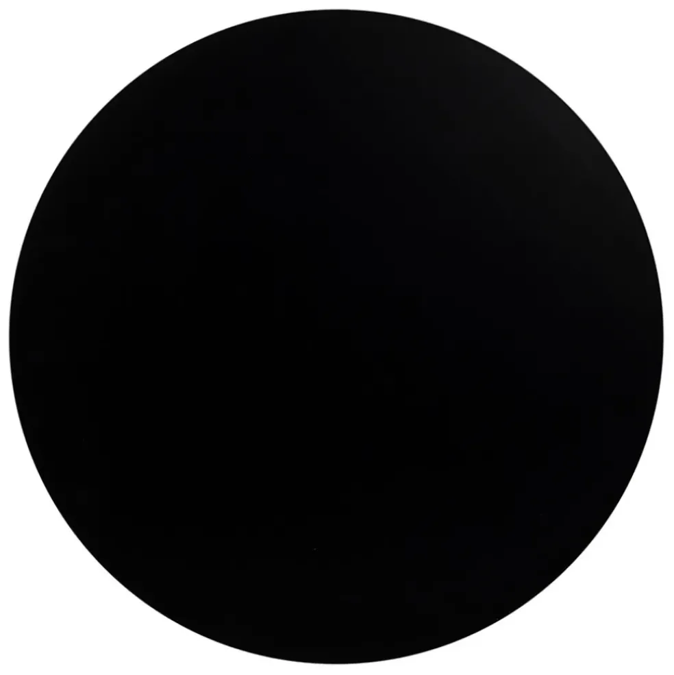 Table d'appoint ronde en fer noir d50cm - Tinel