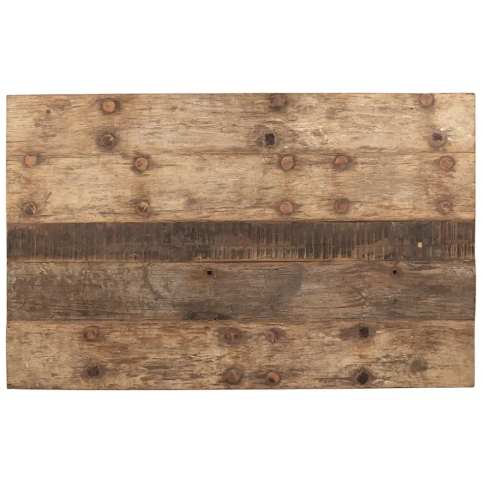 Table en bois en manguier et acacia recyclés 120x75cm - campagne naturel