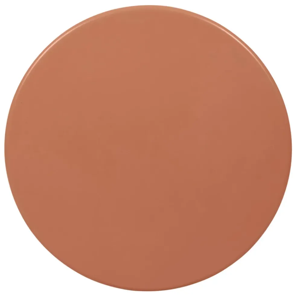 Table haute en fer terracotta d60cm - Lumi