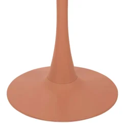 Table haute en fer terracotta d60cm - Lumi