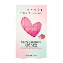 Tablette de bain effervescente parfum fraise 200g