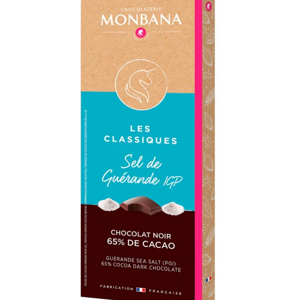 Tablette noir sel de guerande 80g