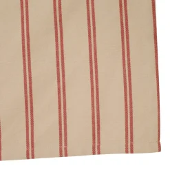 Tablier campagne rouge en coton