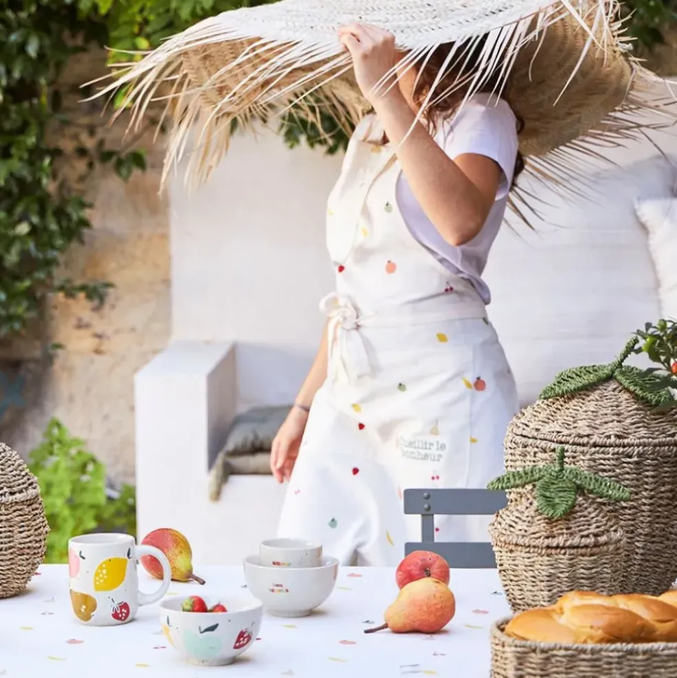 Tablier en coton multicolore - Les Fruits