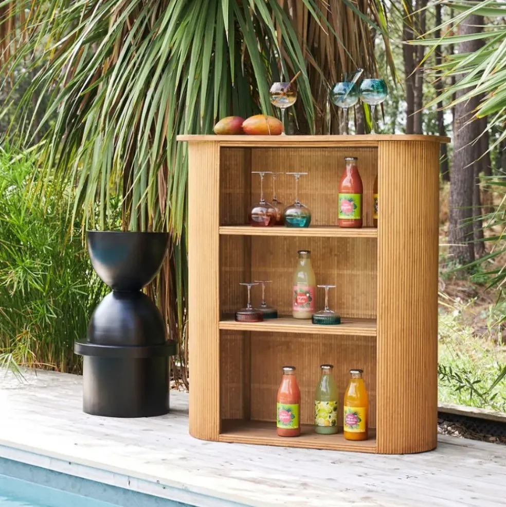 Tabouret haut en fer noir - Arty