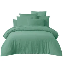 Taie d'oreiller en coton céladon 50x70cm - Taloa