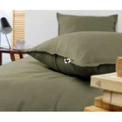 Taie d'oreiller en flanelle romarin 50x70cm - Candice