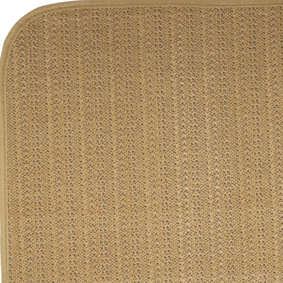 Tapis de plage effet cannage naturel 180x120cm - Garden