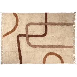 Tapis en coton ecru 230x160cm - Manarola