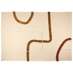 Tapis en coton ecru 200x140cm - Manarola