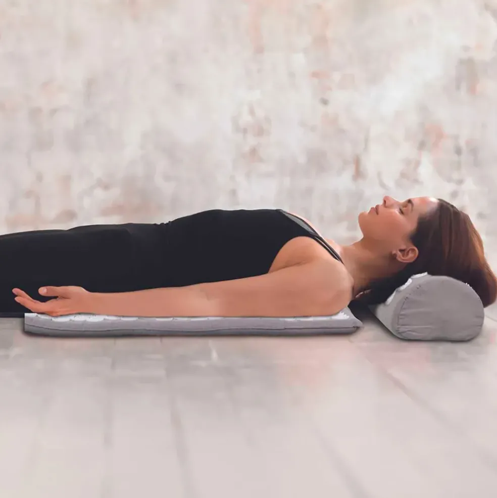 Tapis et oreiller d'acupression avec sac de transport