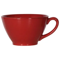Tasse en faïence rouge - campagne
