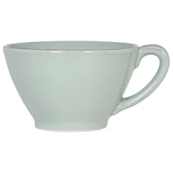 Tasse en faïence vert d'eau - campagne