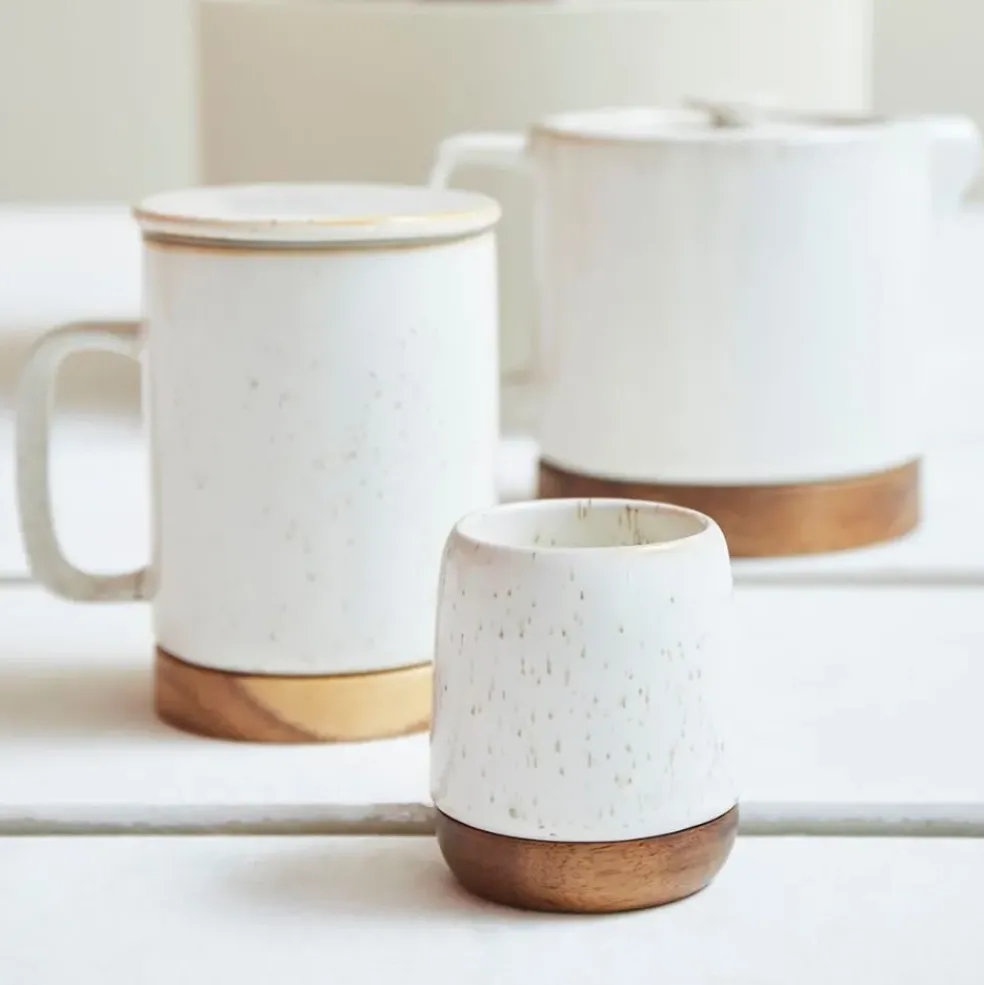 Tasse en grès blanc - nordika