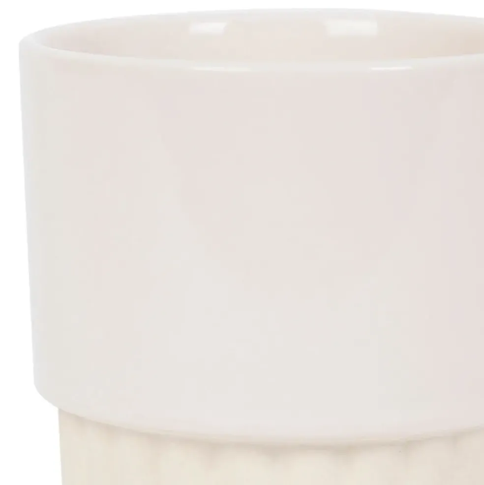 Tasse en grès ecru 25cl - Cannele