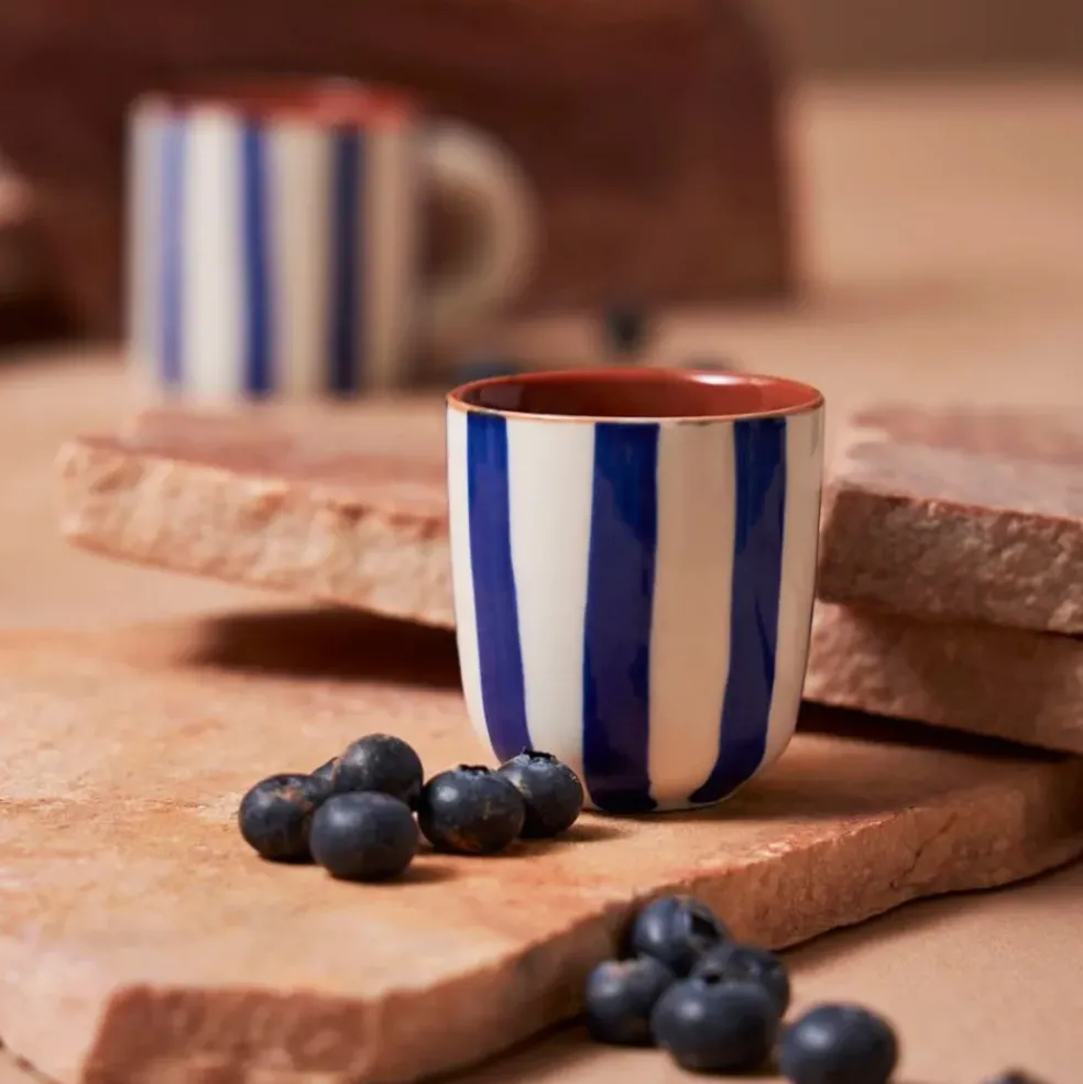 Tasse en grès indigo 10cl - Alaria