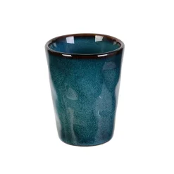Tasse expresso en grès bleu 10cl - Au gres du temps