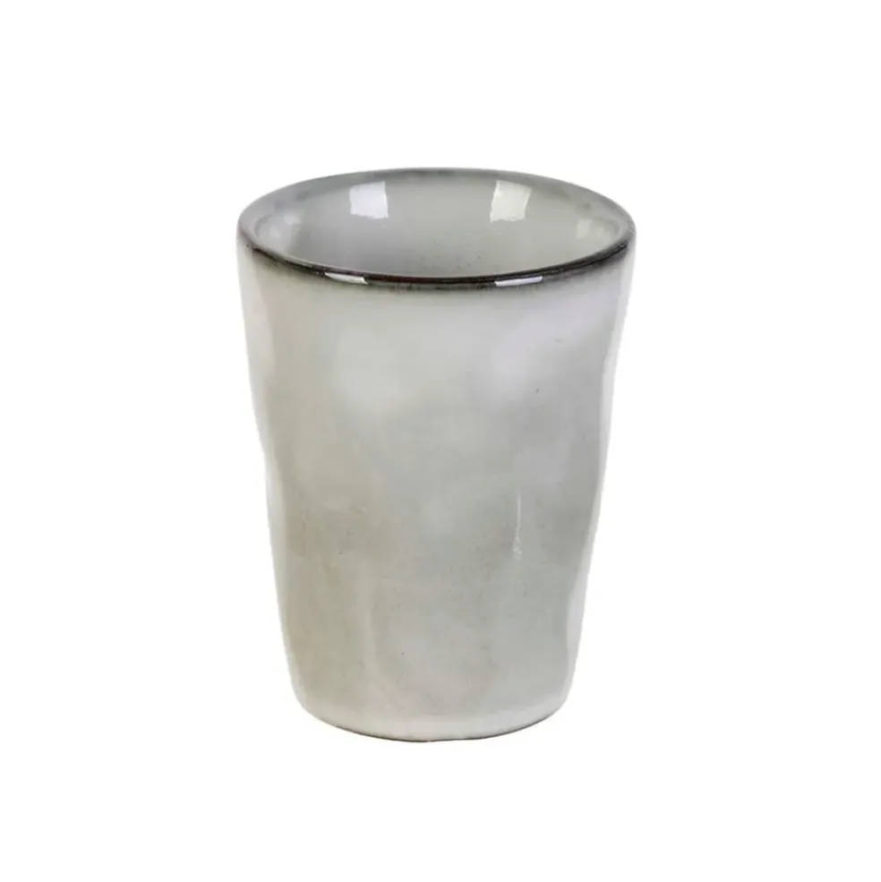 Tasse expresso en grès gris - du temps